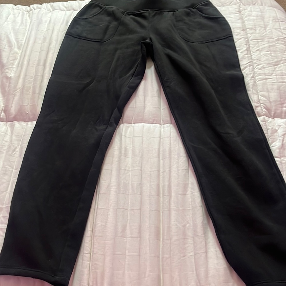Black joggers